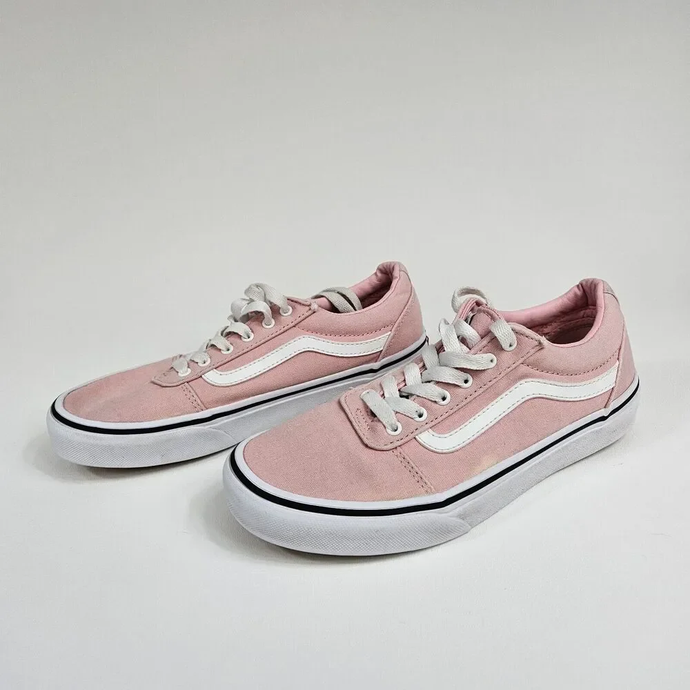 Vans Kids Old Skool Shoe -‎ Girls Size 5 - Powder Pink